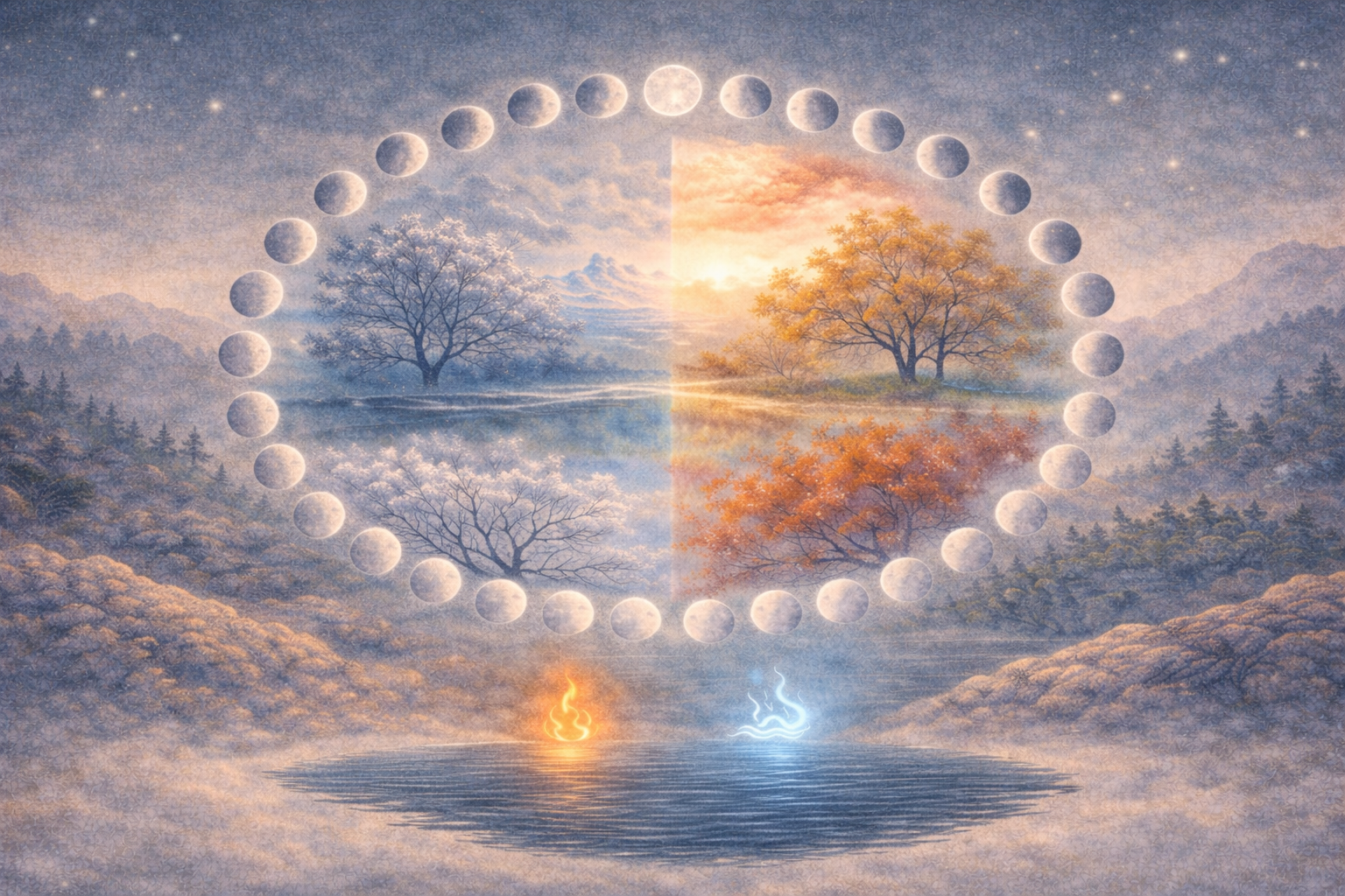 ✨ 2026 — Entre le ciel et le cœur 🔥💧